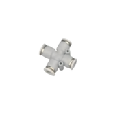 Conexão Pneumática Cruzeta Strokmatic Engate Rápido 10 mm x 4 mm Branca