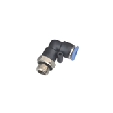 Cotovelo Pneumático Strokmatic 1/8" BSP com O-Ring para Tubo 8 mm Preto