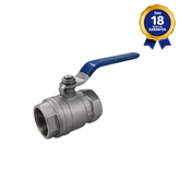 Válvula Esfera Monobloco THTECH 3/4" BSP PN25 Passagem Plena