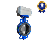 Válvula Borboleta Wafer 8" Classe 150 THTECH Disco CF8 Vedação NBR com Alavanca