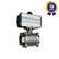 Válvula Esfera Tripartida THTECH Passagem Plena 2" BSP Inox 304 com Atuador Pneumático 83 DA