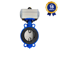 Válvula Borboleta Wafer 2.1/2" Classe 150 Corpo FN Disco CF8 Vedação NBR Alavanca THTECH
