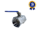 Válvula Esfera Monobloco THTECH 3" BSP Inox 304 Passagem Reduzida