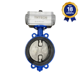 Válvula Borboleta Wafer 6" THTECH Classe 150 Corpo FN Disco CF8 Vedação EPDM com AT83 DA