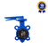 Válvula Borboleta Wafer 4" THTECH Classe 150 Ferro Nodular Disco Inox EPDM Alavanca