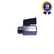 Registro Borboleta Alavanca Preta 3/8" BSP Macho x Fêmea