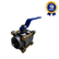 Válvula Esfera Tripartida THTECH Passagem Plena 1.1/2" BSP Aço Carbono