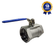 Válvula Esfera Monobloco THTECH Passagem Reduzida 3" BSP Inox 304