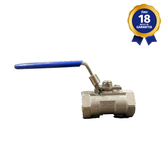 Válvula de Esfera Monobloco THTECH 2.1/2" BSP Inox 304 Passagem Reduzida